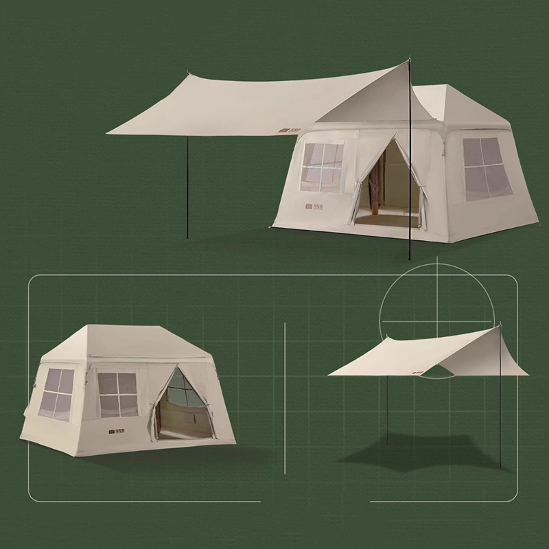 Tenda gonfiabile con baldacchino