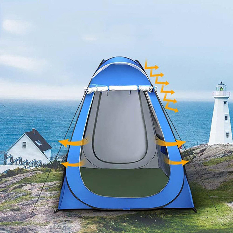 Tenda per la pesca e il bagno all'aperto aperti