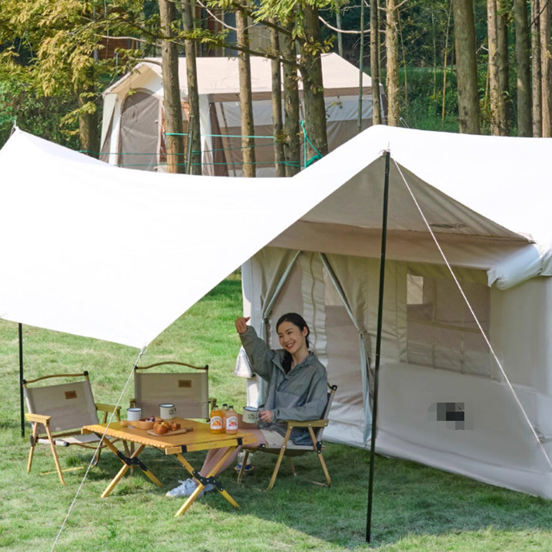 Tenda gonfiabile con il baldacchino