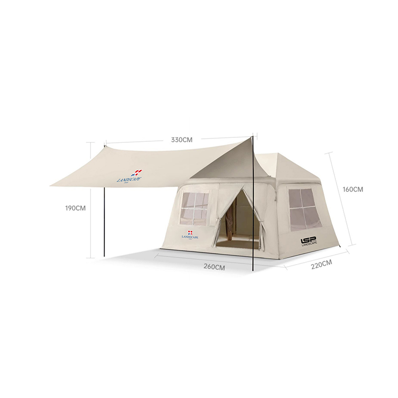 Tenda gonfiabile con baldacchino