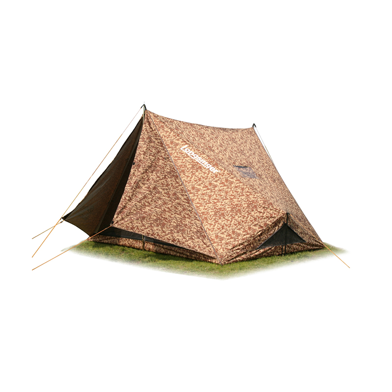 Tenda da campeggio mimetico all'aperto