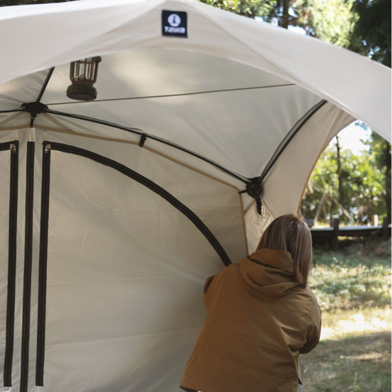 Outdoor non è necessario costruire una tenda automatica a baldacchino a cupola