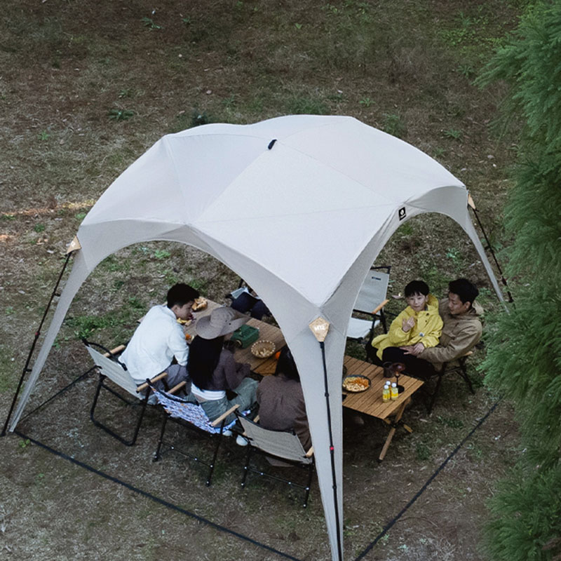 Outdoor non è necessario costruire una tenda automatica a baldacchino a cupola